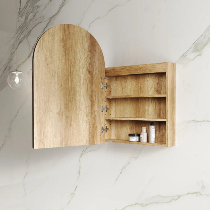 900*600mm Otti LED Archie Arch Moisture Resistant Plywood Shaving Cabinet