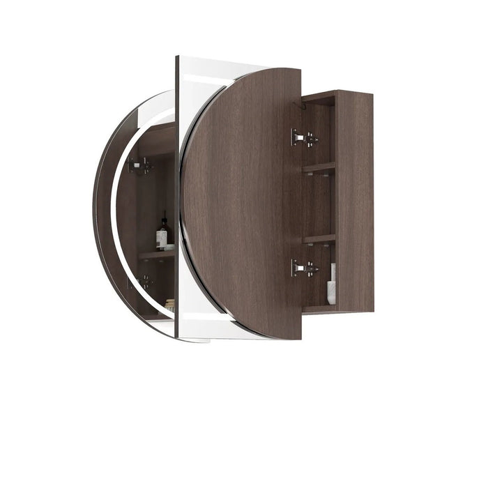1200*750mm Otti LED Bondi Oval Curved Moisture Resistant Plywood Shaving Cabinet