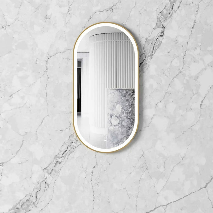 900*450mm Otti Noosa Metal Frame Oval Tuffi LED Mirror