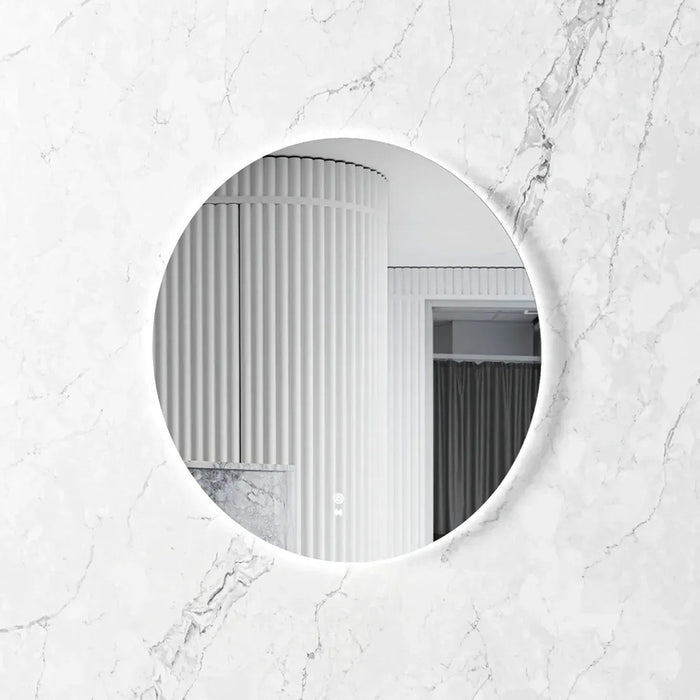 800mm Otti Bondi Frameless Round Back Lit Tuffi LED Mirror
