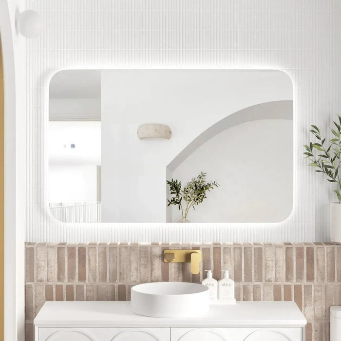 900/1200/1500mm Otti Newport Frameless Soft Rectangle Back Lit Tuffi LED Mirror