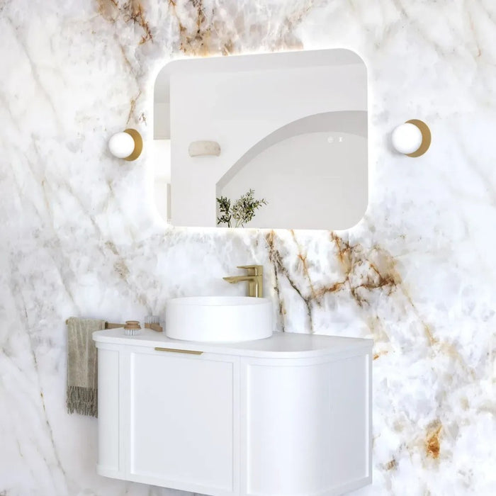 900/1200/1500mm Otti Newport Frameless Soft Rectangle Back Lit Tuffi LED Mirror