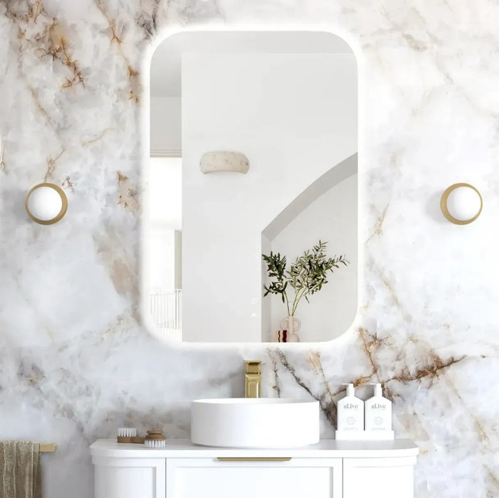 900/1200/1500mm Otti Newport Frameless Soft Rectangle Back Lit Tuffi LED Mirror