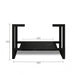 600-1500*460*550mm Marlo Matte Black Bathroom Freestanding Vanity With Legs - Cabinet Only and Ceramic / Stone Top - HD reno