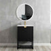 600-1500*460*550mm Marlo Matte Black Bathroom Freestanding Vanity With Legs - Cabinet Only and Ceramic / Stone Top
