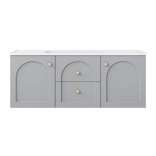 1200*455*470mm Lukka Chester Federation Matt Grey PVC Wall Hung Vanity