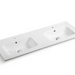 1200*455*470mm Lukka Chester Federation Matt Grey PVC Wall Hung Vanity