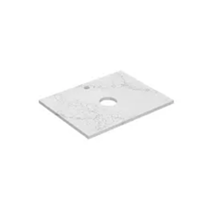 600*455*560mm Lukka Chester Federation Matt White PVC Wall Hung Vanity
