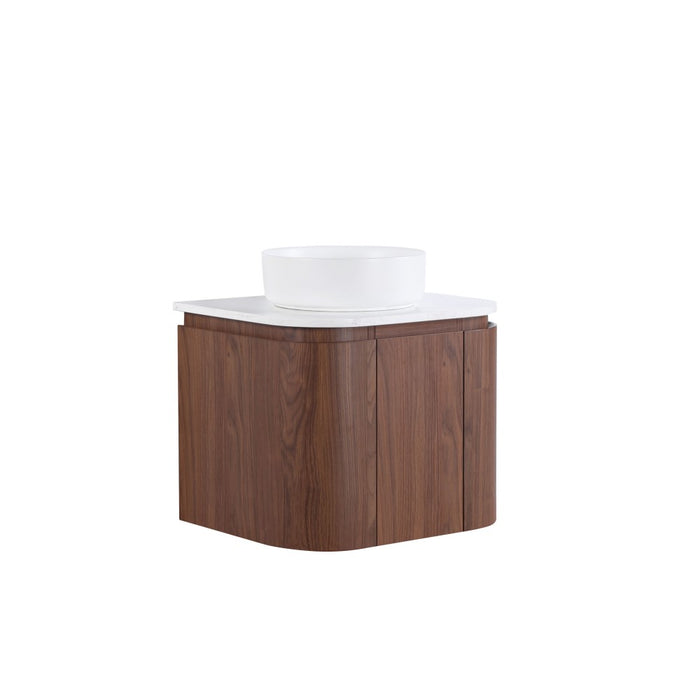 600-1500*495*470mm Lukka Ravello Modern Mocha Oak Woodmatt Plywood Wall Hung Vanity