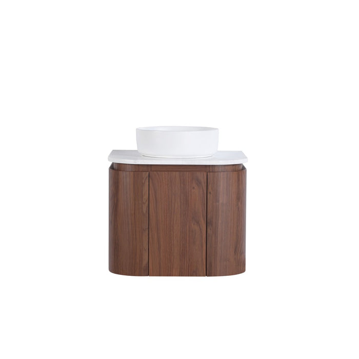 600-1500*495*470mm Lukka Ravello Modern Mocha Oak Woodmatt Plywood Wall Hung Vanity