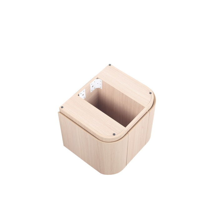 600-1500*495*470mm Lukka Ravello Modern Sandy Oak Woodmatt Plywood Wall Hung Vanity