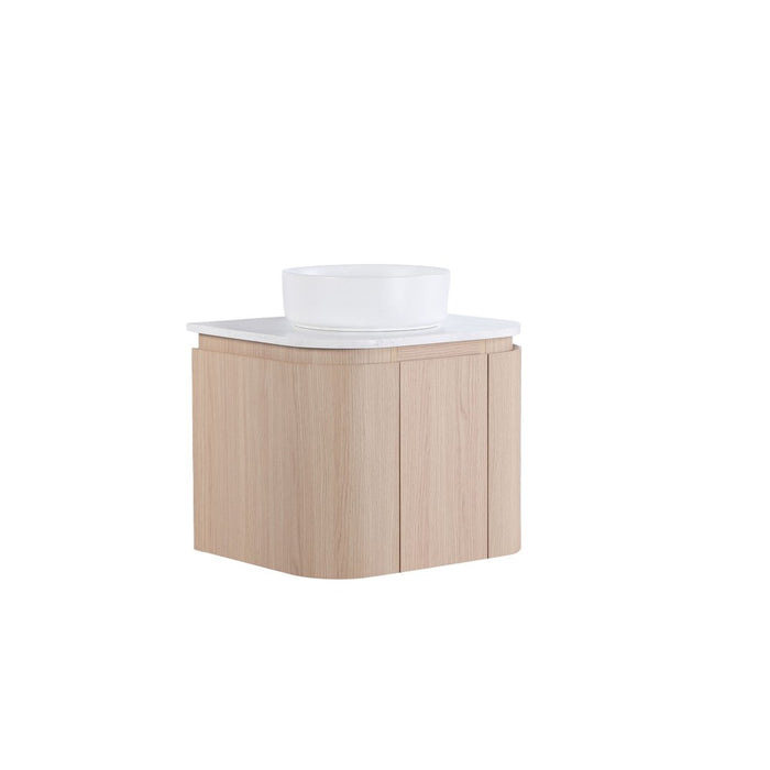 600-1500*495*470mm Lukka Ravello Modern Sandy Oak Woodmatt Plywood Wall Hung Vanity