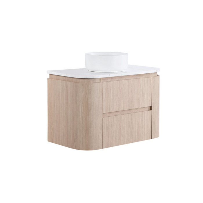 600-1500*495*470mm Lukka Ravello Modern Sandy Oak Woodmatt Plywood Wall Hung Vanity