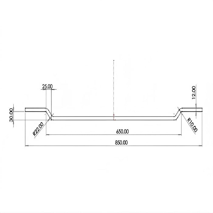 850*160*42mm Lukka Chasey Matt White Bathtub Tray