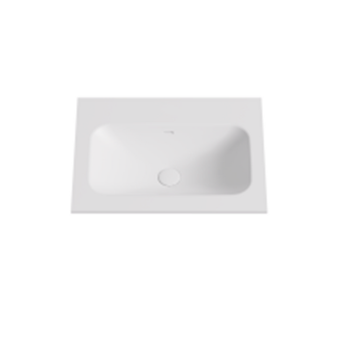 600*455*560mm Lukka Chester Federation Matt White PVC Wall Hung Vanity
