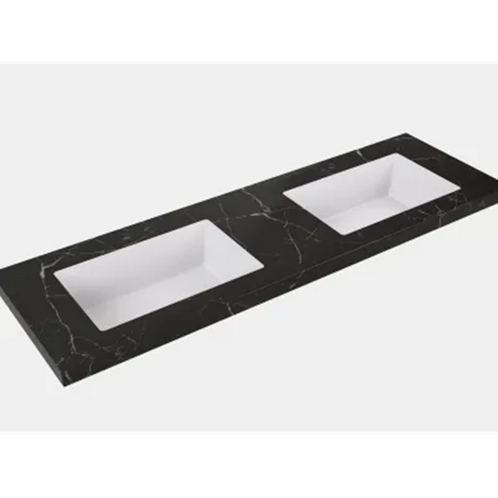 1500*455*470mm Lukka Chester Federation Matt Grey PVC Wall Hung Vanity
