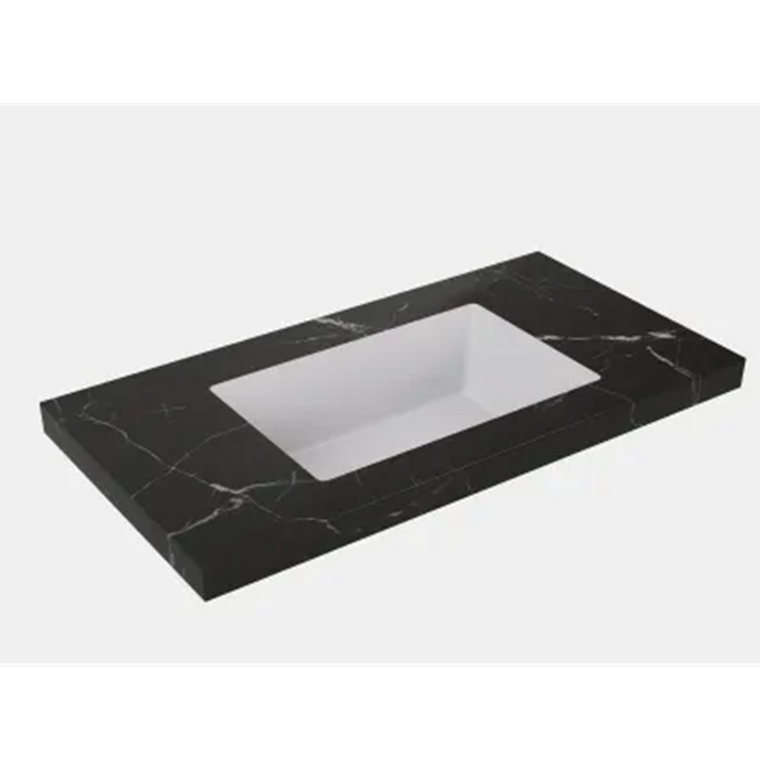 1200*455*470mm Lukka Chester Federation Matt Grey PVC Wall Hung Vanity