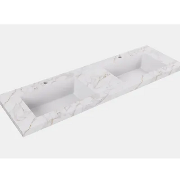 1500*455*470mm Lukka Chester Federation Matt Grey PVC Wall Hung Vanity