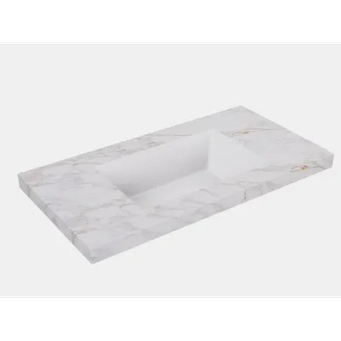 600*455*560mm Lukka Chester Federation Matt White PVC Wall Hung Vanity