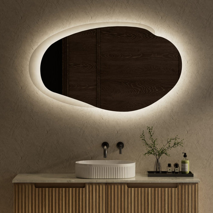 530-1300mm Aulic Evanston Irregular Stepless Dimmable Lighting  LED Mirror
