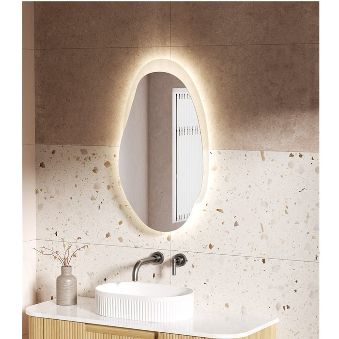 530-1300mm Aulic Evanston Irregular Stepless Dimmable Lighting  LED Mirror