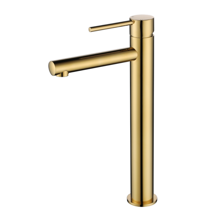 Modernnational Star Mini Round Solid Brass High Rise Basin Mixer