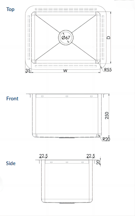 300-450mm Laboratory Bowls (Standard) - HD reno