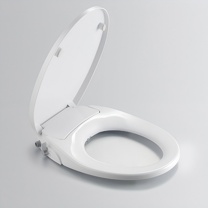 480*370*62mm Aulic Vera White PP Non-Electric Toilet Bidet Seat
