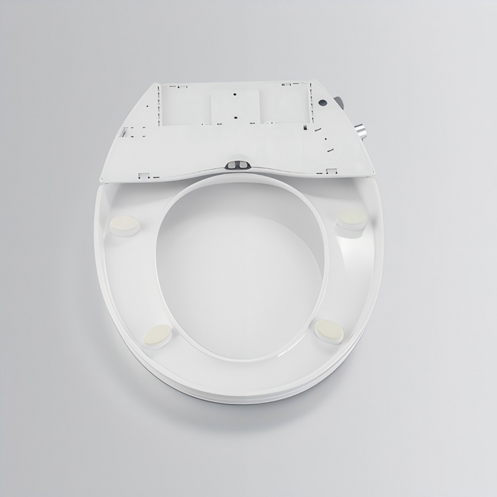 480*370*62mm Aulic Vera White PP Non-Electric Toilet Bidet Seat