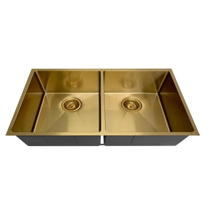 880*450*220mm Inspire ARTE Brushed Stainless Steel Double Bowl Top/Under Mount Kitchen Sink