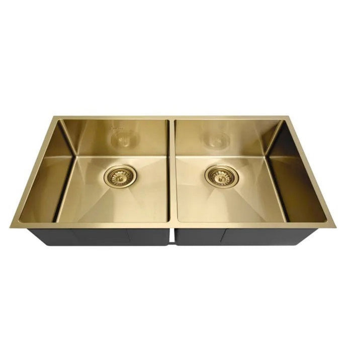 880*450*220mm Inspire ARTE Brushed Stainless Steel Double Bowl Top/Under Mount Kitchen Sink