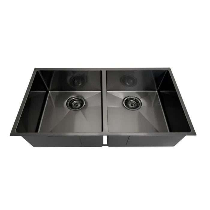 880*450*220mm Inspire ARTE Brushed Stainless Steel Double Bowl Top/Under Mount Kitchen Sink