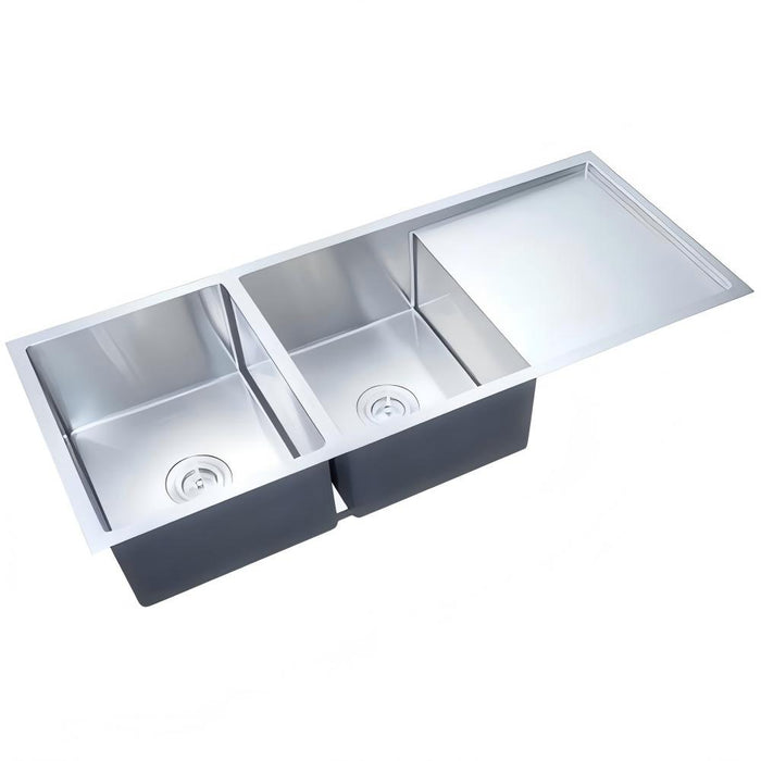 1160*460*220mm Inspire ZUE Brushed Stainless Steel Double Bowl Top/Under Mount Kitchen Sink