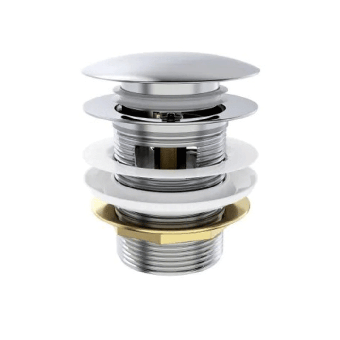 40mm Inspire Mushroom Bath Pull Out Pop-up Waste With Overflow
