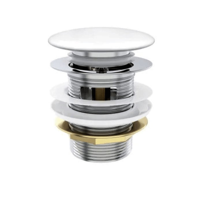40mm Inspire Mushroom Bath Pull Out Pop-up Waste With Overflow