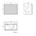600-1500*460*550mm Marlo Matte Black Bathroom Wall Hung Vanity - Cabinet Only and Ceramic / Stone Top - HD reno