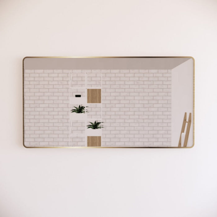 750/900/1200/1500mm ABS Rectangle Plain Framed Mirror