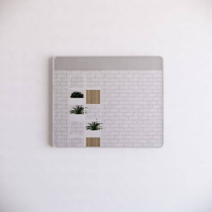 750/900/1200/1500mm ABS Rectangle Plain Framed Mirror