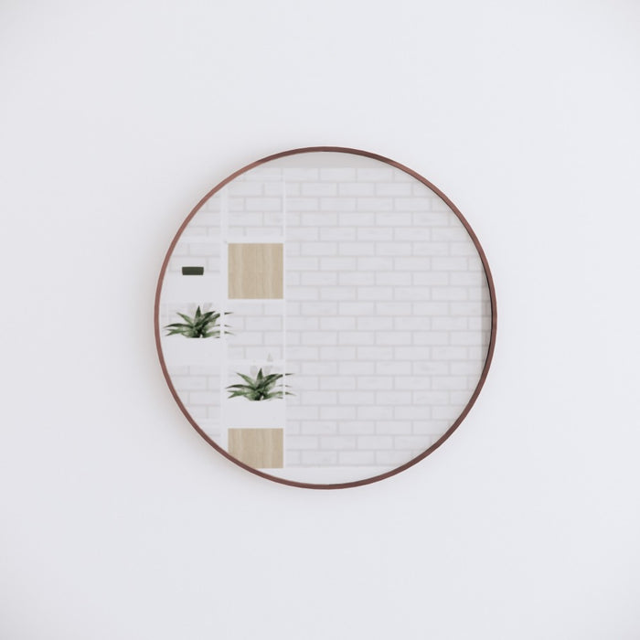 800/600mm ABS Framed Plain Round Copper-free Wall Mounted Mirror