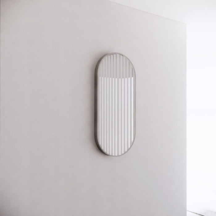 900/1200/1500mm ABS Framed Plain Oval Wall Mounted Copper-free Mirror