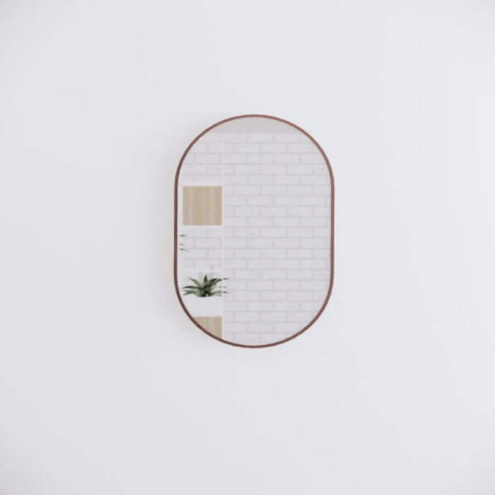 900/1200/1500mm ABS Framed Plain Oval Wall Mounted Copper-free Mirror
