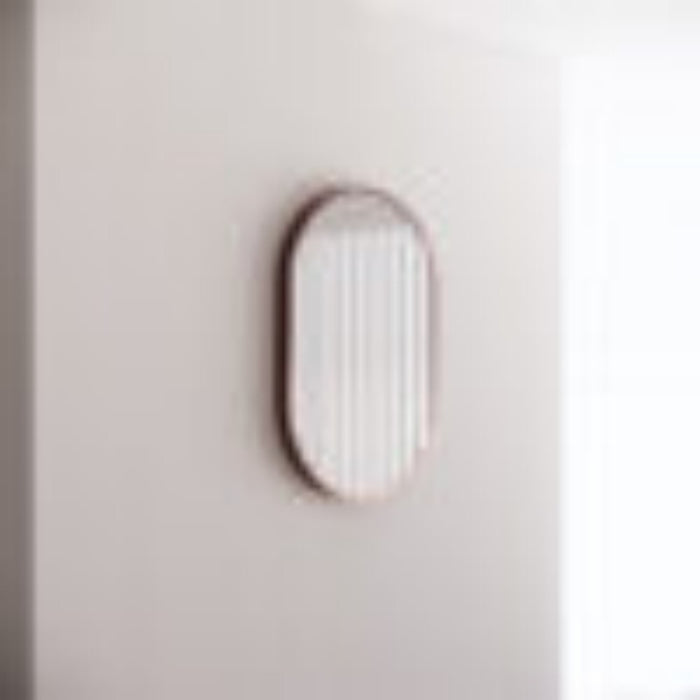 900/1200/1500mm ABS Framed Plain Oval Wall Mounted Copper-free Mirror