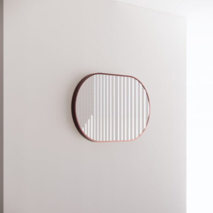 900/1200/1500mm ABS Framed Plain Oval Wall Mounted Copper-free Mirror