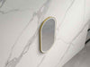 450*900*30mm Infinity Frameless/Black/Gold Glass Oval Dimmable Colour Pencil Edge LED Mirror