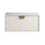 600-1500*460*250mm Moonlight Bathroom Polyurethane White Satin Moisture Resistant Plywood Hung Cabinet Only Wall Hung Vanity