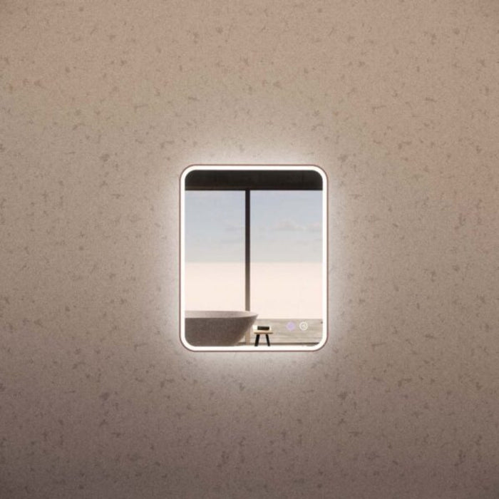 750/900/1200/1500mm ABS Framed S4 Rectangle Square with Easy Hooks and Dimmer LED Mirror