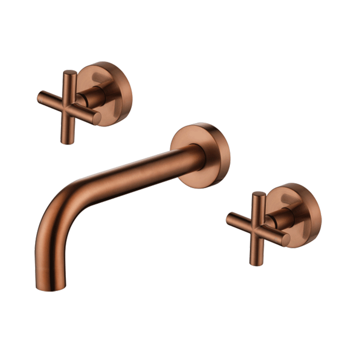 Modernnational Ryker Chrome/Matt Black/Brushed Bronze/Gun Metal/Brushed Nickel/Champagne Solid Brass 1/4 Turn Bath Set