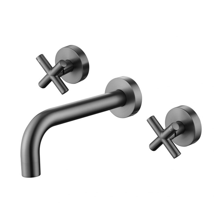Modernnational Ryker Chrome/Matt Black/Brushed Bronze/Gun Metal/Brushed Nickel/Champagne Solid Brass 1/4 Turn Bath Set