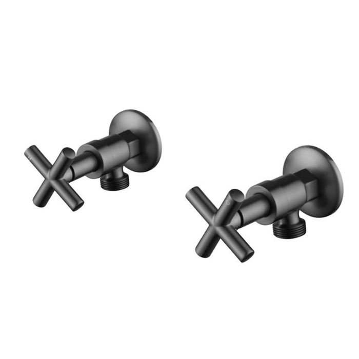 Modernnational Ryker Chrome/Matt Black/Brushed Bronze/Gun Metal/Brushed Nickel/Champagne Solid Brass 1/4 Turn Washing Machine Stops