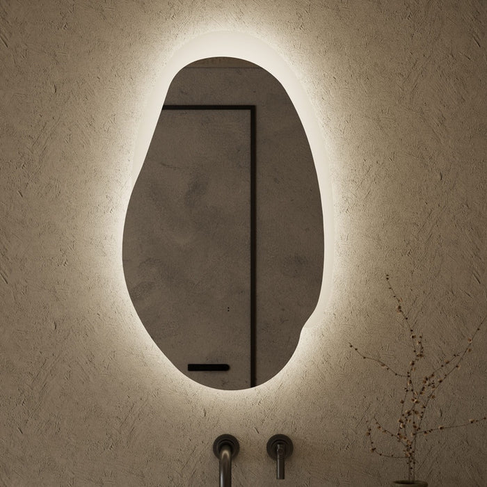 530-1300mm Aulic Evanston Irregular Stepless Dimmable Lighting  LED Mirror